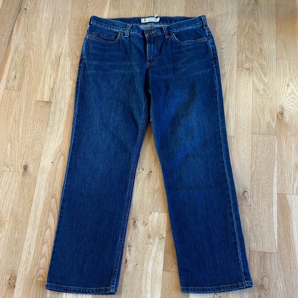 Carhartt Women’s Original Fit Straight Leg Size 10 Short
Blue Jean